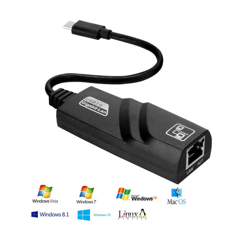 Type-C To RJ45 Gigabit Network Adapter